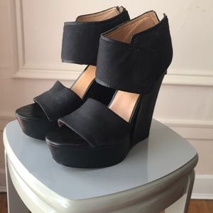 LAMB Black Platform Shoes